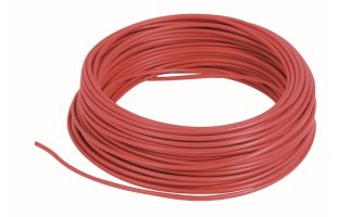 Câble rouge 1 x 1mm² - 10m