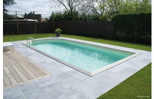 Piscine bois hors sol Rectoo - 390 x 760 x 120cm