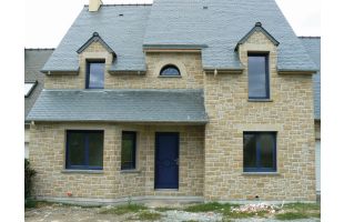 Placage granit beige rustique - prix au m²