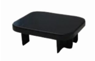 Chapeau pour poteau K22/22 noir