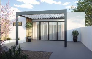 Pergola bioclimatique Suncontrol III autoportée - 3 x 3m