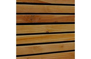 Lame pin à emboîter rainure languette 27 x 140 x 192 teinté marron