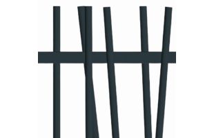 Panneau barreaudé Exotic Plus - 2.48 x 1.20m - gris anthracite Ral 7016