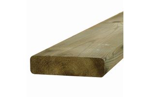 Lame de terrasse Taran en bois exotique mukunlungu L.250 x l.14,5 cm