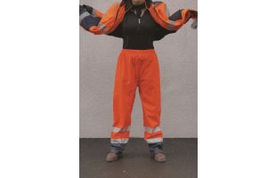 Pantalon de pluie orange