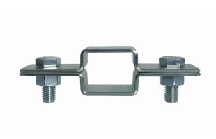 Collier galvanisé pour jambe de force poteau à linguets