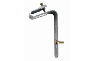 Étriers galvanisés sans plaque pour gouttière - 50 pièces