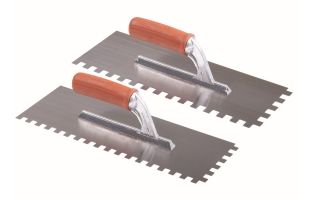 Platoirs à colle dentés 36 x 13cm acier - Raimondi