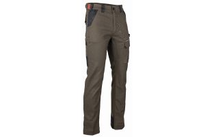 Pantalon stretch marron/noir - Radio